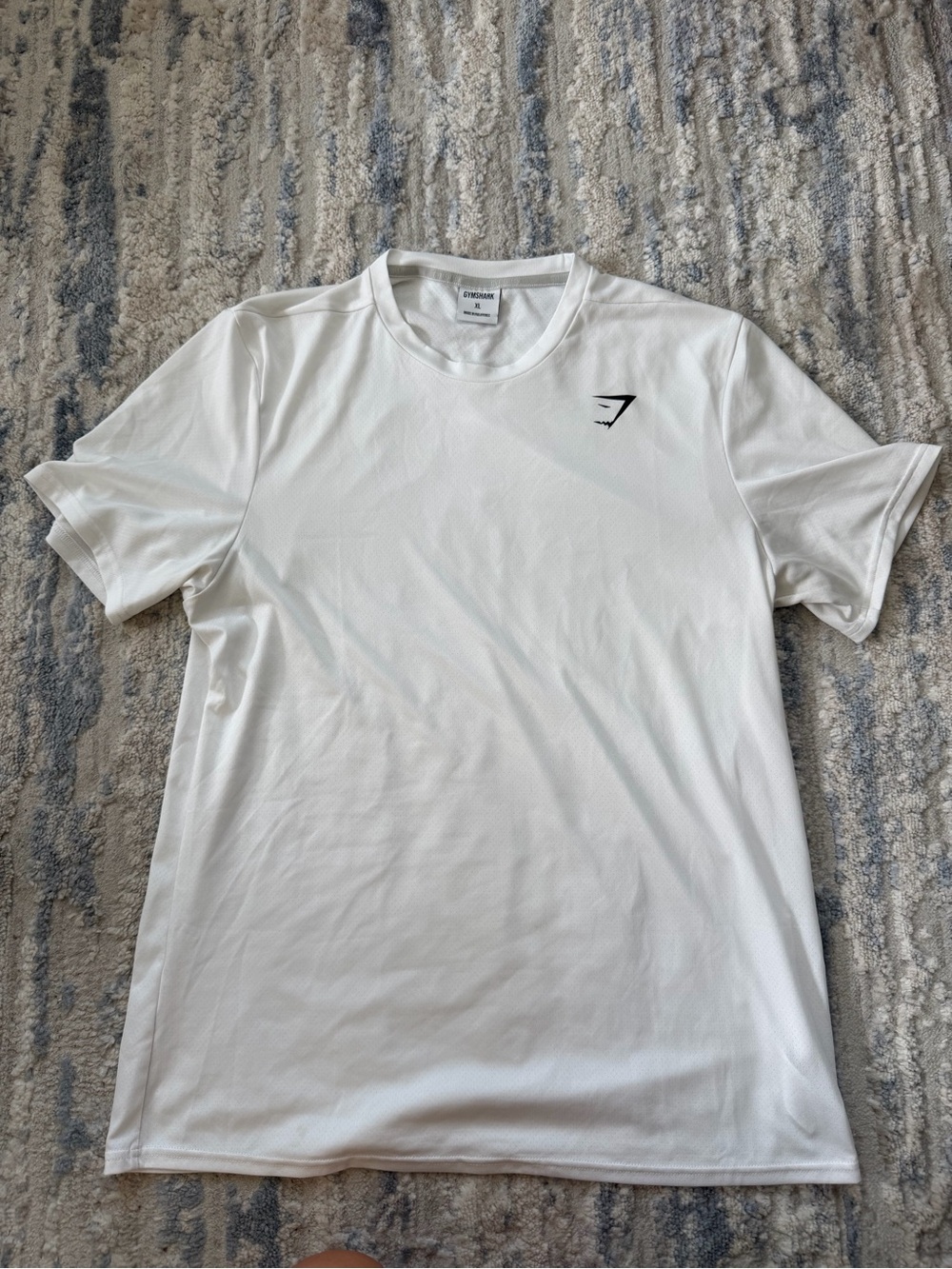 Gymshark Men’s White Short Sleeve Athletic Tee